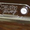 Truck shape acrylic clock